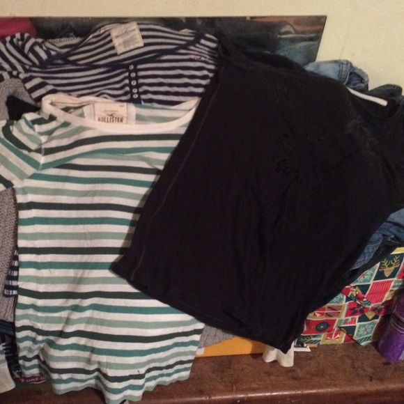 Hollister longsleve shirts/ American eagle