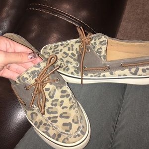 Cheetah women's Sperry Top Sider
