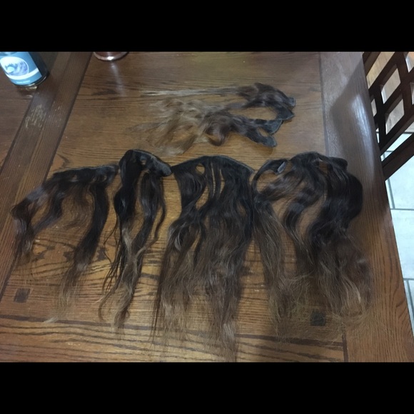 🚫SOLD 🚫Ombré hair extensions CLIP IN - Picture 2 of 3