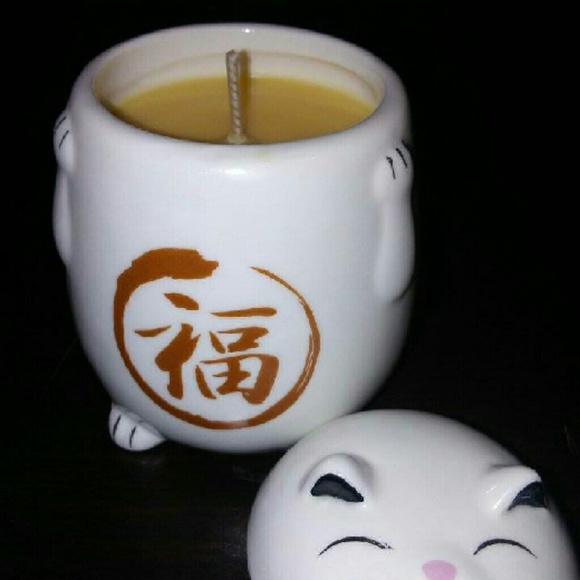 Hand Pour 100% Soy Aroma Candles "Lucky Cat"