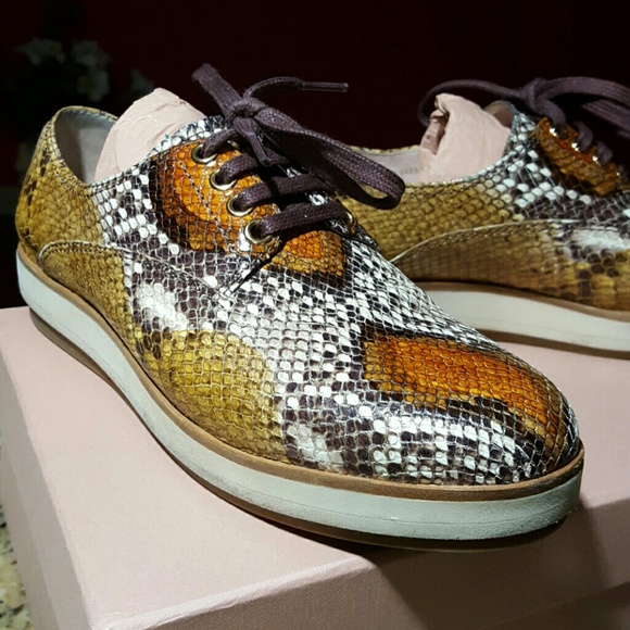 *SALE*Authentic Multi Colored Snake Skin Miu Miu - Picture 3 of 5