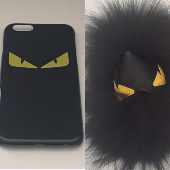 Monster cover iphone 6 + pom pom bundle