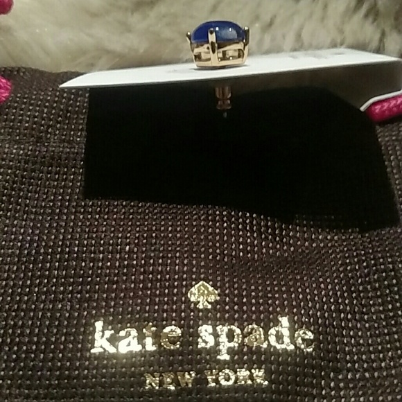 🎉HP🆕 Kate Spade New York Blue Gumdrop Studs♠🎉 - Picture 3 of 4