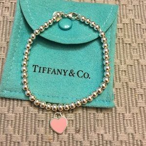Tiffanys heart charm bracelet