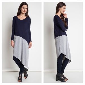 SOLD Navy/Gray Dress