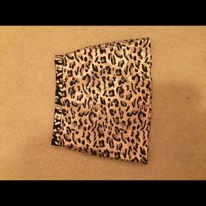 Top shop cheetah print mini skirt