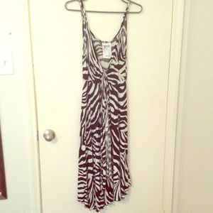 zebra print dress!