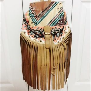 Aztec Fringe Bookbag