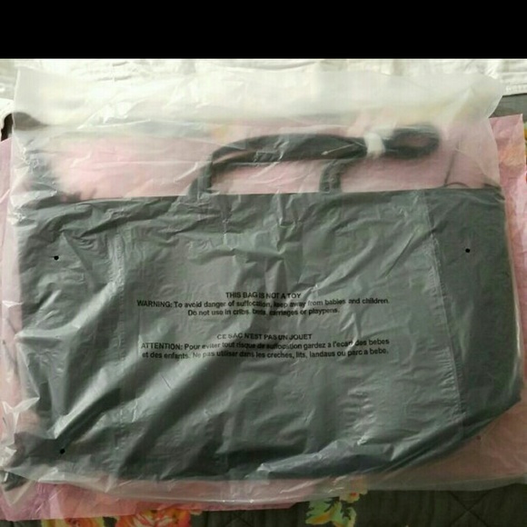 FREE VICTORIA'S SECRET black fringe tote w/$60 - Picture 3 of 3