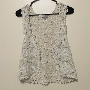 Crochet vest