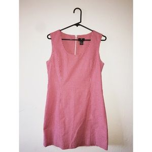 Gingham Print Midi Dress