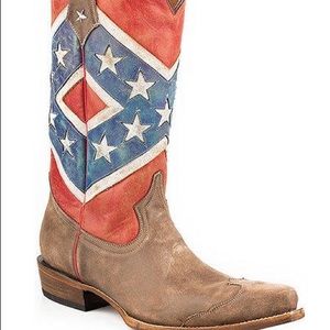 ON HOLD 🚫 Roper Ladies Rebel Flag Cowboy Boot