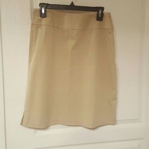 Tan Pencil Skirt