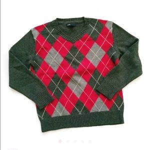 🏈GAP BOYS ARGYLE SWEATER