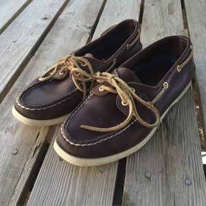 Genuine Leather Sperry Boat Shoes!!