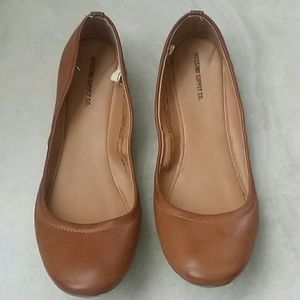 Mossimo Tan Brown Flats 9.5