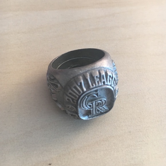 Colorado Rockies 2007 League Champ replica ring