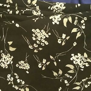 LulaRoe OS black and gray leggings