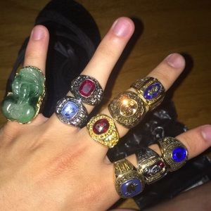 high school ringsz hand made. 50$ for each