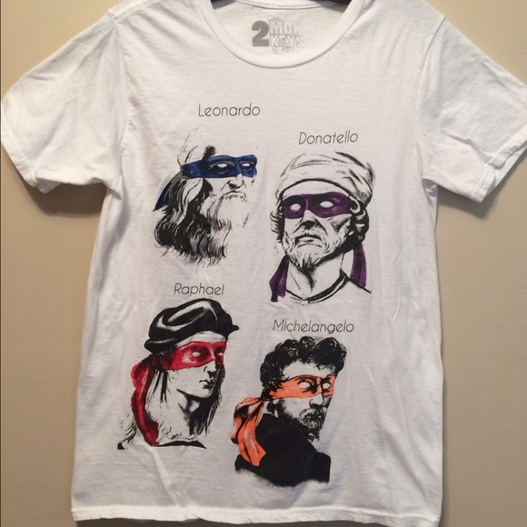 2 Monkey Ninja Turtle Shirt