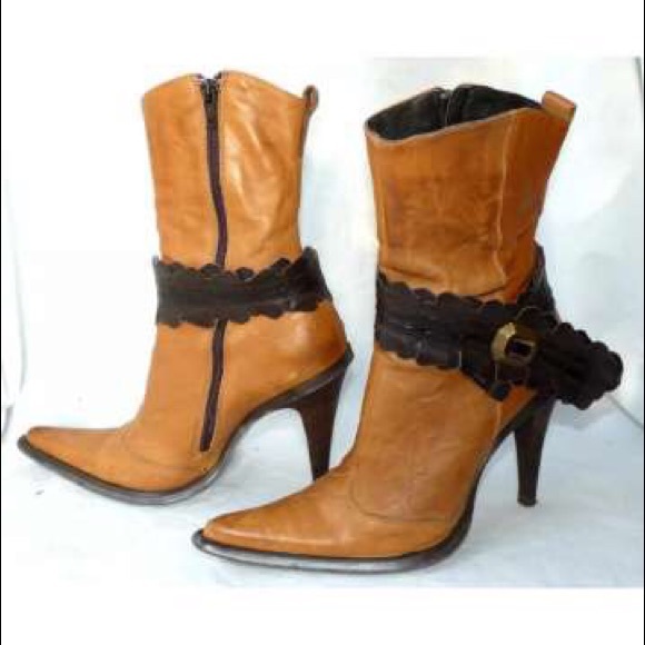 Ankle boots FX FLOXA 100% leather - Picture 3 of 4