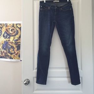 Levi brand blue jeans