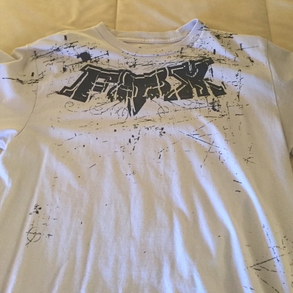 Fox light grey t shirt large