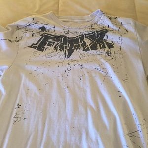 Fox light grey t shirt large