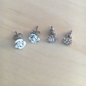 2 pairs assorted earrings