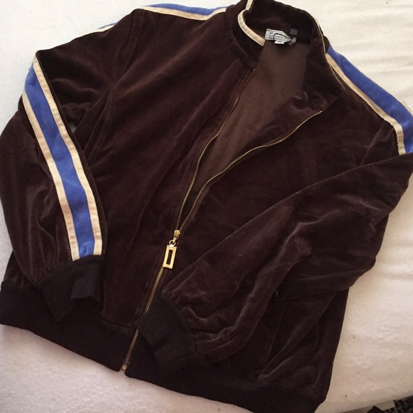 St. John sport velour zip front athleisure jacket