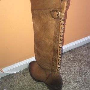 Vince Camuto tan tall boots
