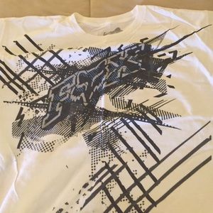 Fox short sleeve t shirt white large