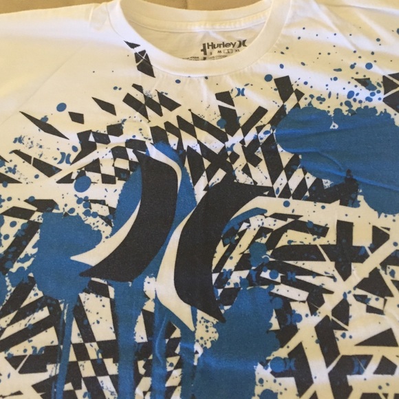 Hurley short sleeve t shirt white large