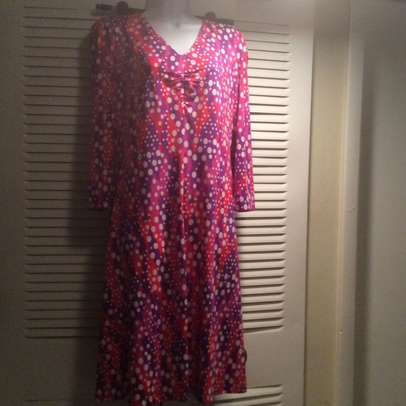 Bob Mackie polyester dress