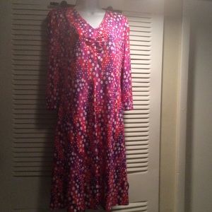 Bob Mackie polyester dress