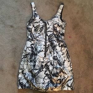 H&M front zipper party dress