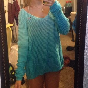 Ombré knit sweater