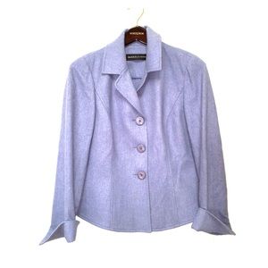 Light Blue Dana Buchman Wool Jacket Vintage
