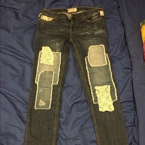 Free People size 25 skinny jeans, like brand new
