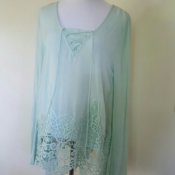 NWOT J.O.A. sage tunic - Picture 1 of 3