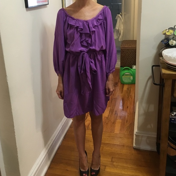 Rebecca Taylor purple dress