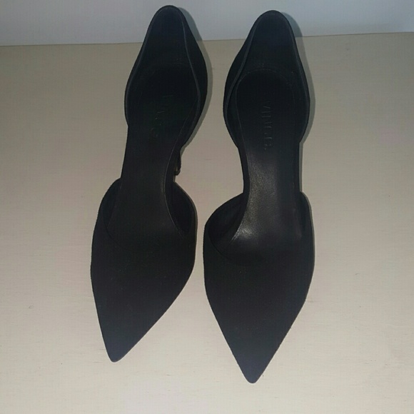 Vince black suede Celeste 3.5 inch pump