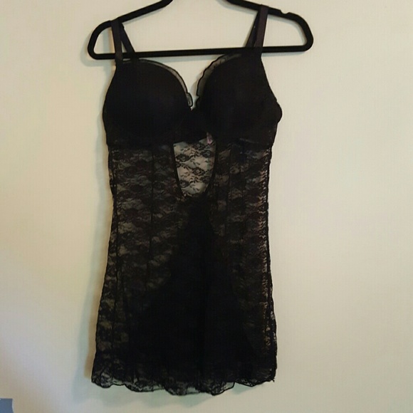 Seay black lingerie 38D