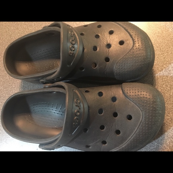 Black Size 8 Crocs!
