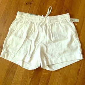 White linen shorts!