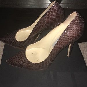 Jimmy Choo Snake Skin Stilettos