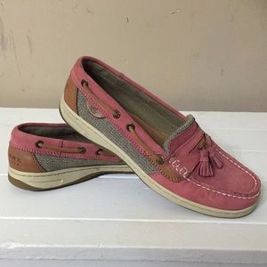 Sperry's boat moccasins Size 8, Fuchsia/dark pink