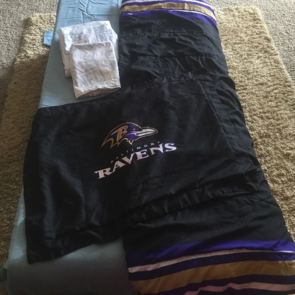 Nfl Other Twin Sz Baltimore Ravens Comforter Set Poshmark