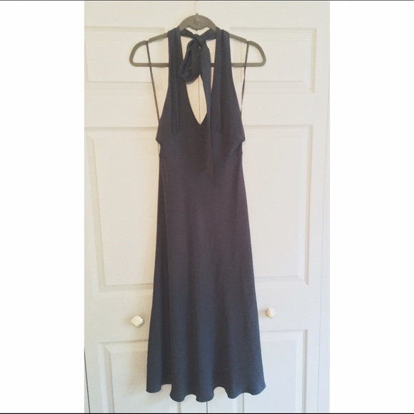 JCrew Navy Halter dress