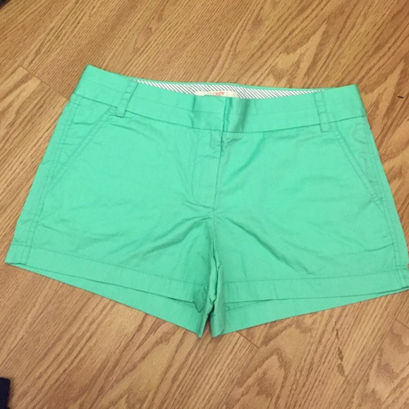 J crew factory teal shorts